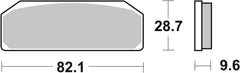 SBS FRICTION - Dual Sinter Front Racing Brake Pads - Moto2, 3 & WSBK SPEC - 845DS-