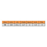 Delta Brake Rotors - Off Road - DBD059