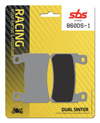 SBS FRICTION - Dual Sinter Front Racing Brake Pads - Moto2, 3 & WSBK SPEC - 860DS-