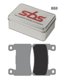 SBS FRICTION - Dual Sinter Front Racing Brake Pads - Moto2, 3 & WSBK SPEC - 860DS-
