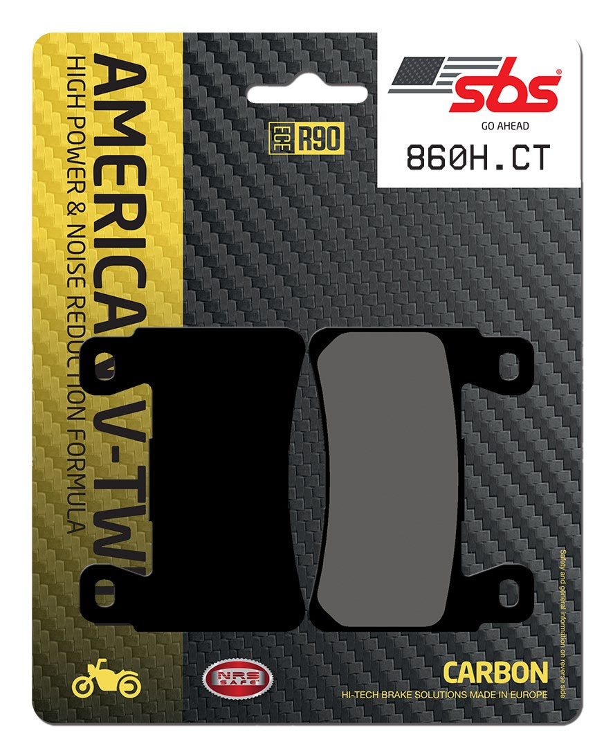 SBS FRICTION - Carbon Tech Front H-D Brake Pads - 860H.CT-