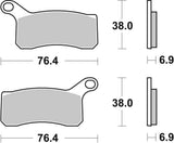 SBS FRICTION - Racing Sinter Off Road Front Brake Pads - 866RSI-