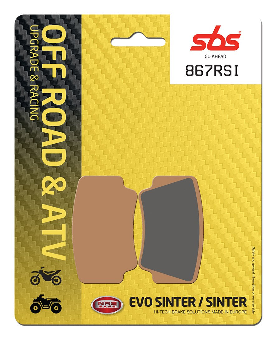 SBS FRICTION - Racing Sinter Off Road Rear Brake Pads - 867RSI-