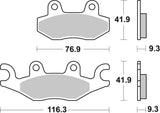SBS FRICTION - Racing Sinter Off Road Front Brake Pads (SBS 210) - 878RSI-