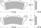 SBS FRICTION - Sinter Rear Brake Pads - 880LS-