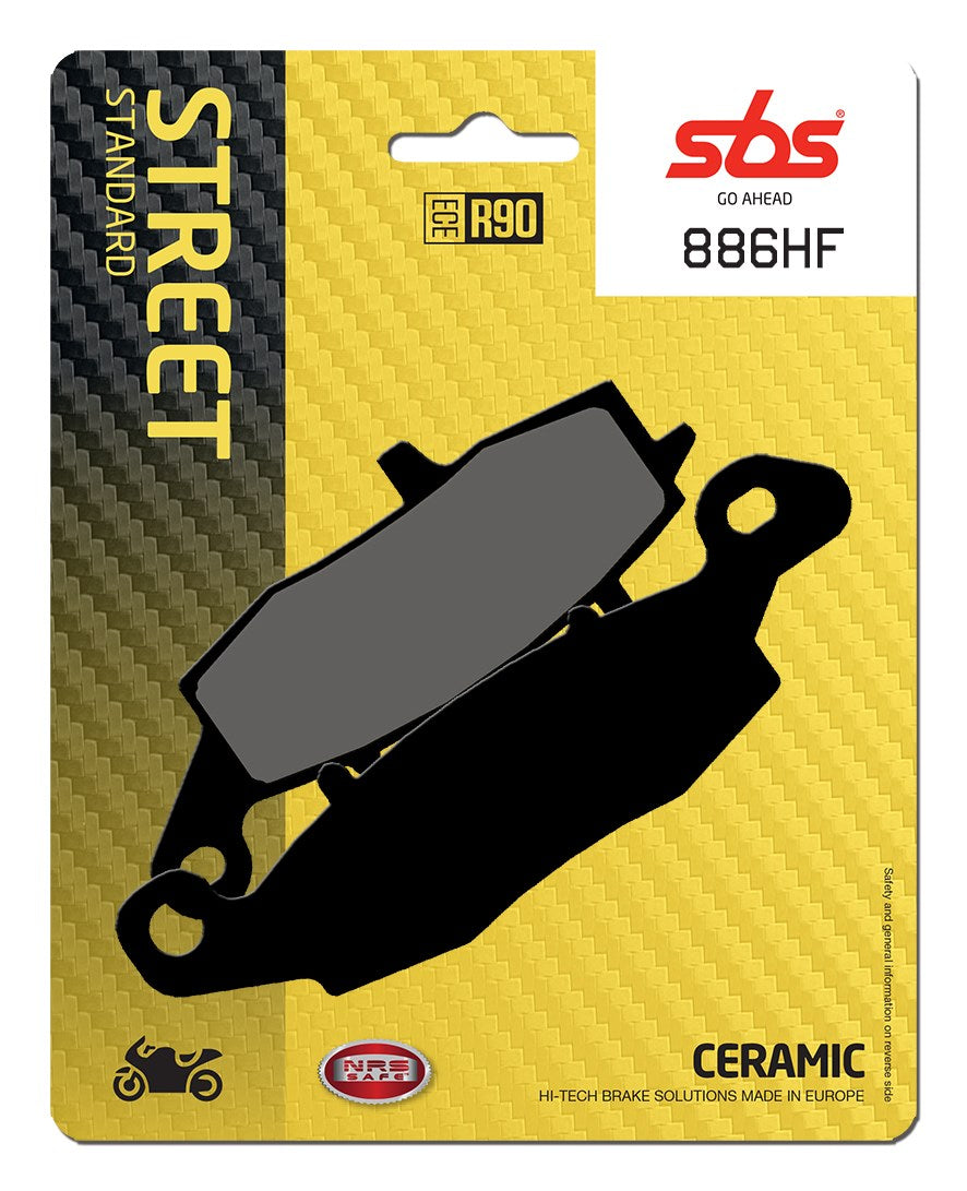 SBS FRICTION - Ceramic Rear Brake Pads - 886HF-