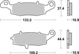 SBS FRICTION - Sinter Rear Brake Pads - 886LS-