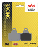 SBS FRICTION - Dual Carbon Front Brake Pads - (Track Use) - 887DC-