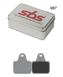 SBS FRICTION - Dual Sinter Front Racing Brake Pads - Moto 2, 3 & WSBK SPEC - 887DS-