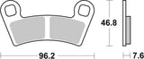 SBS FRICTION - Racing Sinter Front / Rear Off Road Brake Pads - 898RSI-