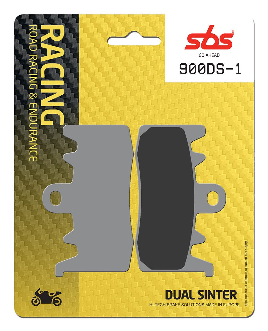 SBS FRICTION - Dual Sinter Front Racing Brake Pads - Moto2, 3 & WSBK SPEC - 900DS-