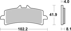 SBS FRICTION - Dual Sinter Front Racing Brake Pads - Moto2, 3 & WSBK SPEC - 901DS-