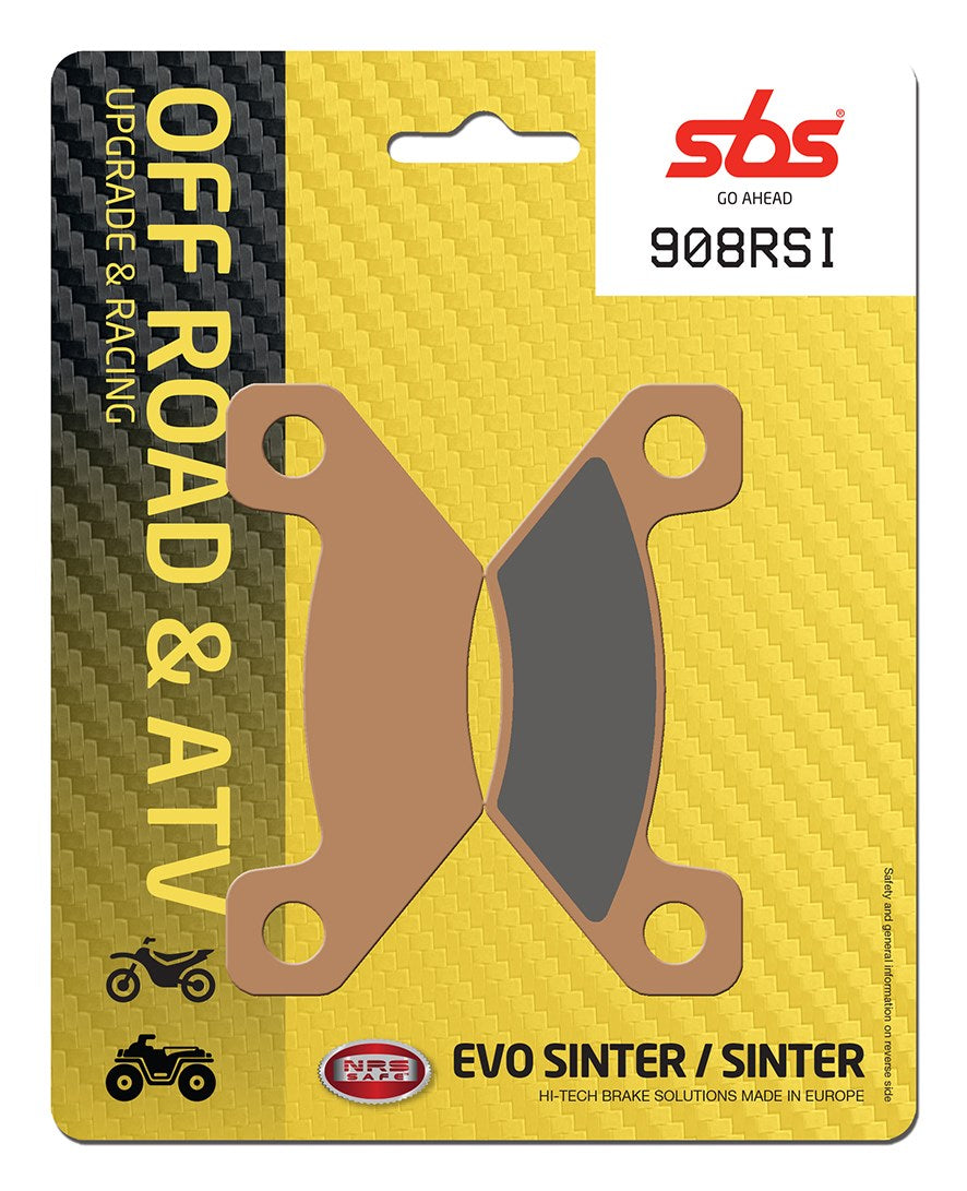 SBS FRICTION - Racing Sinter Off Road Rear Brake Pads - 908RSI-