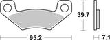 SBS FRICTION - Sinter Off Road Rear Brake Pads - 908SI-