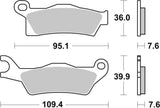 SBS FRICTION - Racing Sinter Front / Rear Off Road Brake Pads - 910RSI-