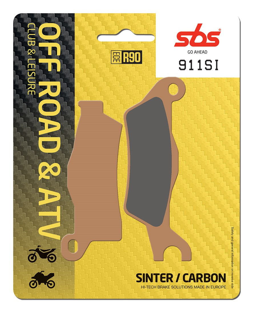 SBS FRICTION - Sinter Front / Rear Off Road Brake Pads - 911SI-