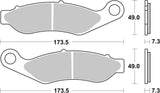 SBS FRICTION - Sinter Front H-D Brake Pads - 922H.HS-