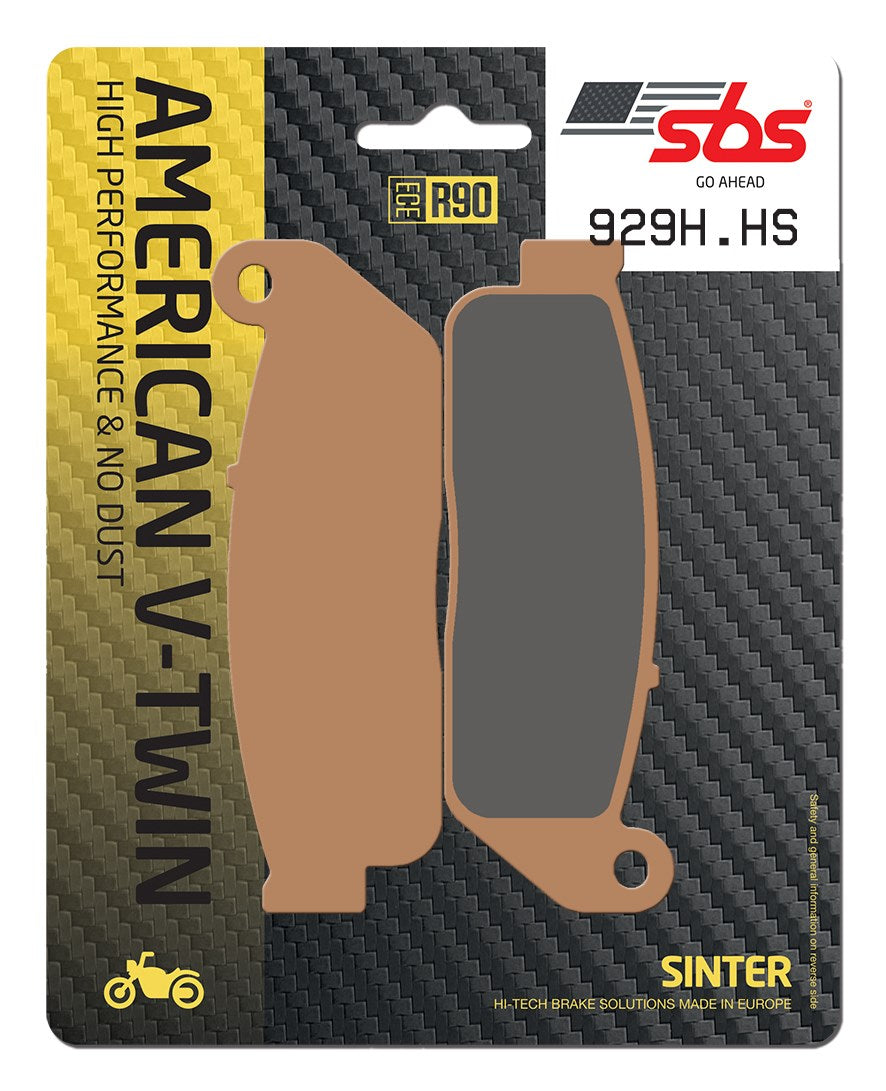 SBS FRICTION - Sinter Front H-D Brake Pads - 929H.HS-