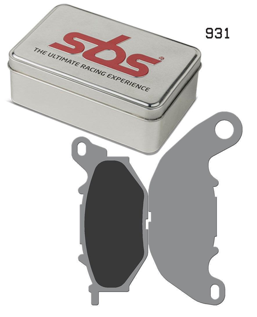SBS FRICTION - Dual Sinter Front Racing Brake Pads - Moto2, 3 & WSBK SPEC - 931DS-