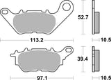 SBS FRICTION - Ceramic Rear Brake Pads (SBS 230) - 932HF-