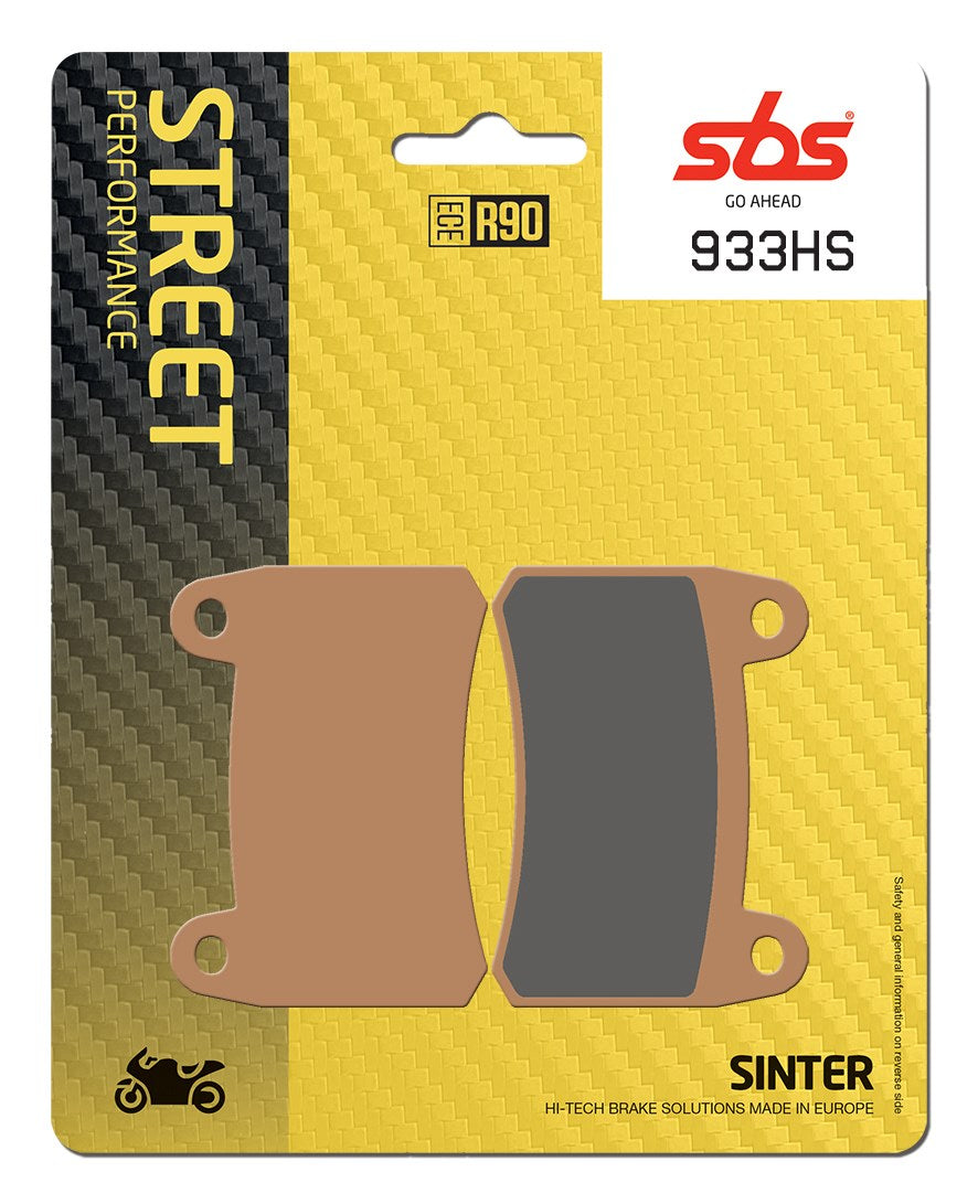 SBS FRICTION - Sinter Front Brake Pads - 933HS-