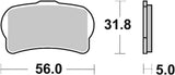 SBS FRICTION - Racing Sinter Off Road Front Brake Pads - 939RSI-