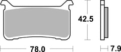 SBS FRICTION - Dual Sinter Front Racing Brake Pads - Moto2, 3 & WSBK SPEC - 947DS2-