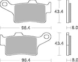 SBS FRICTION - Sinter Front Brake Pads - 948HS-