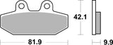 SBS FRICTION - Ceramic Rear H-D Brake Pads - 949H.HF-