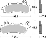 SBS FRICTION - Ceramic Front Brake Pads - 958HF-