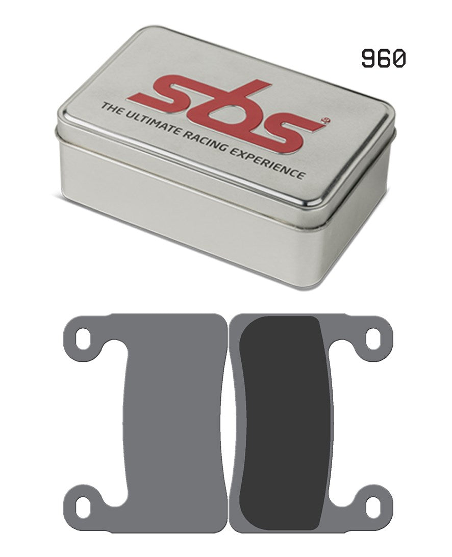 SBS FRICTION - Dual Sinter Front Racing Brake Pads - Moto2, 3 & WSBK SPEC - 960DS-
