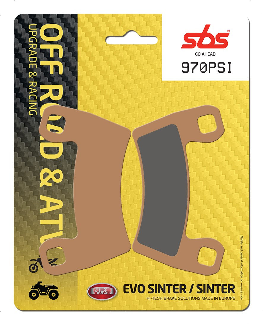 SBS FRICTION - Evo Sinter Front ATV Brake Pads - 970PSI-
