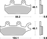 SBS FRICTION - Evo Sinter Front ATV Brake Pads - 971PSI-