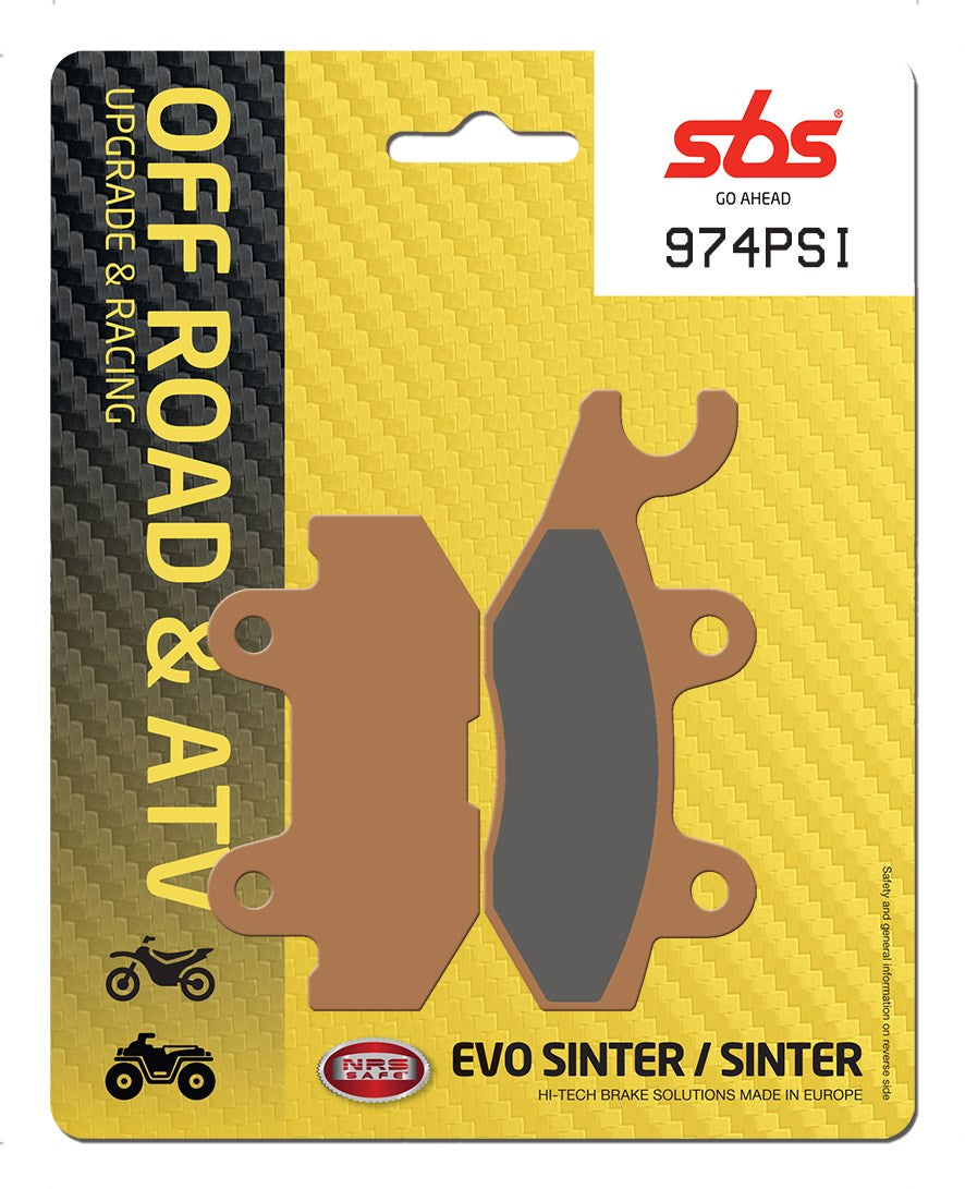 SBS FRICTION - EVO Sinter ATV Rear Brake Pads - 974PSI-