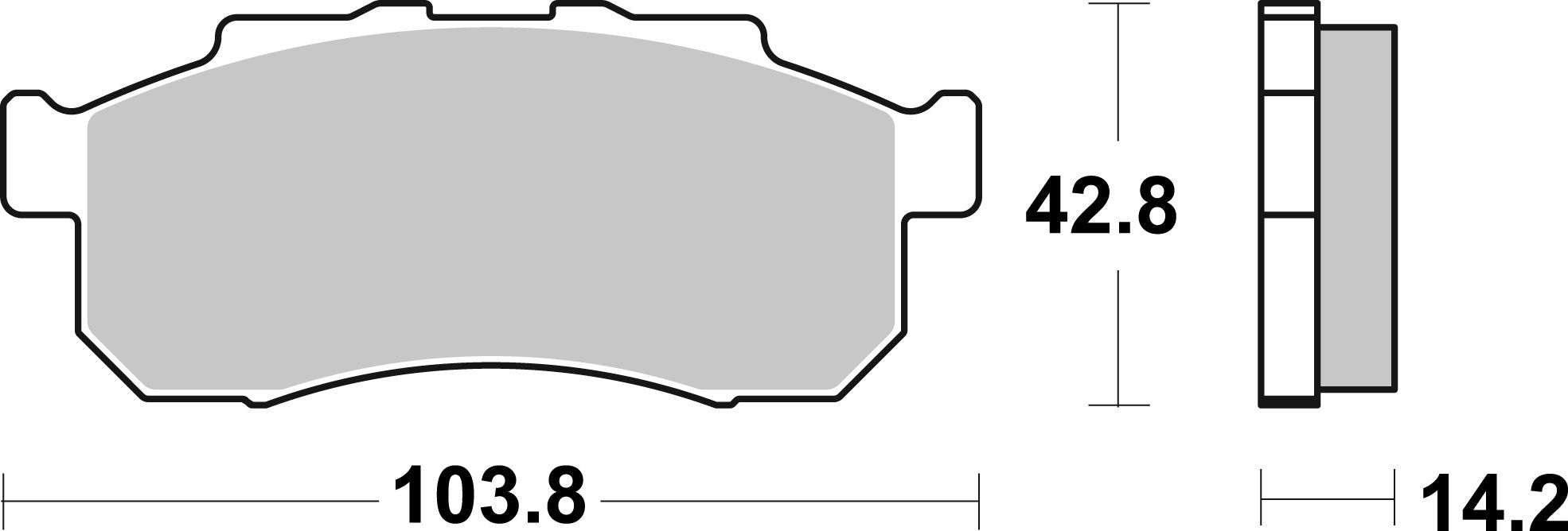SBS FRICTION - Sinter Off Road Front Brake Pads - 982SI-