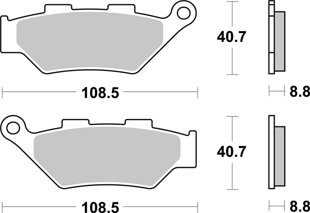 SBS FRICTION - Sinter Front Brake Pads - 983HS-
