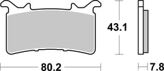 SBS FRICTION - Dual Sinter Front Racing Brake Pads - Moto2, 3 & WSBK SPEC - 985DS2-