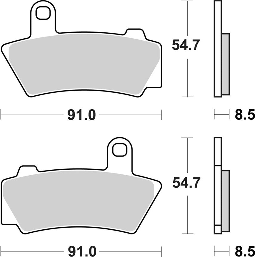 SBS FRICTION - Sinter Front Brake Pads - 995HS-