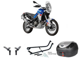 V36 Wizard Silver Topbox Kit TUAREG 660 21-25 - A021V36BPSIL