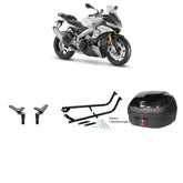 V36 Wizard Black Topbox Kit TUONO 1100 V4 21-25 - A022V36BPBLK
