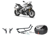 V36 Wizard Silver Topbox Kit TUONO 1100 V4 21-25 - A022V36BPSIL