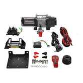 All Balls 4 Bolt Winch 4500lb with 33ft Steel Wire