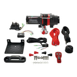 ALL BALLS 4 BOLT WINCH 6000LB with 33FT SYNTHETIC ROPE