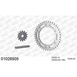 AFAM CHAIN SPROCKET KIT STEEL HONDA CRF 250 L 2012-2021
