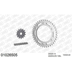 AFAM Chain Sprocket Kit Steel Honda CRF 250 L 2012-2021