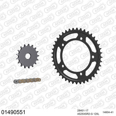 AFAM Chain Sprocket Kit Steel Suzuki DL 1050 V-Strom 2020-2022