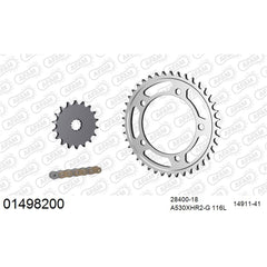 AFAM Chain Sprocket Kit Steel Suzuki GSX 1400 2001-2007