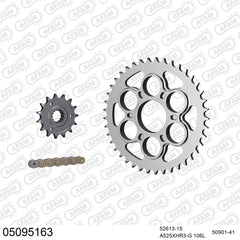 AFAM Chain Sprocket Kit Steel Ducati 1200 S Monster 2016-2020