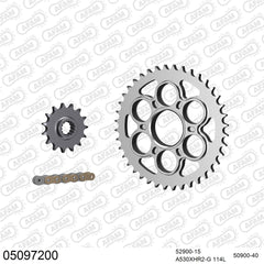 AFAM Chain Sprocket Kit Steel Ducati 1260 Multistrada 2018-2020