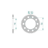 AFAM SPKT A39 CBR400RR NC29 520